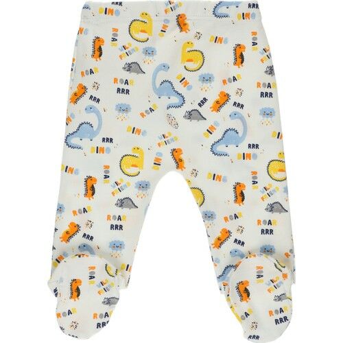 Yenidoğan Dino Baskılı İkili Pijama Takımı