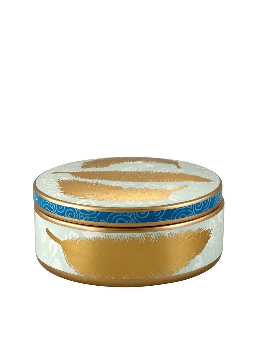 Feather Porcelain Decorative Box