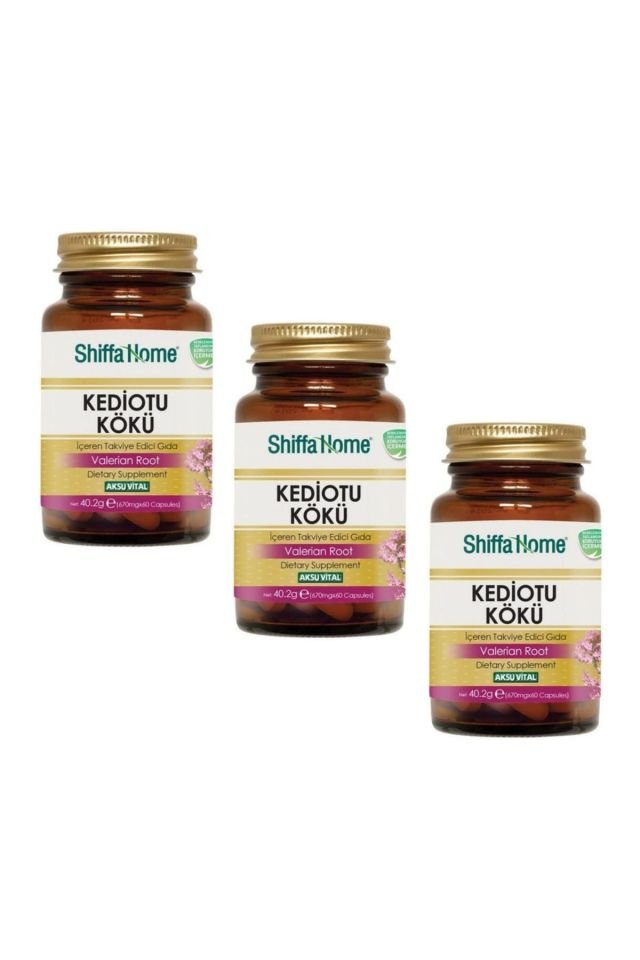 Valerian Root 670 mg 60 Capsules 3 Pieces