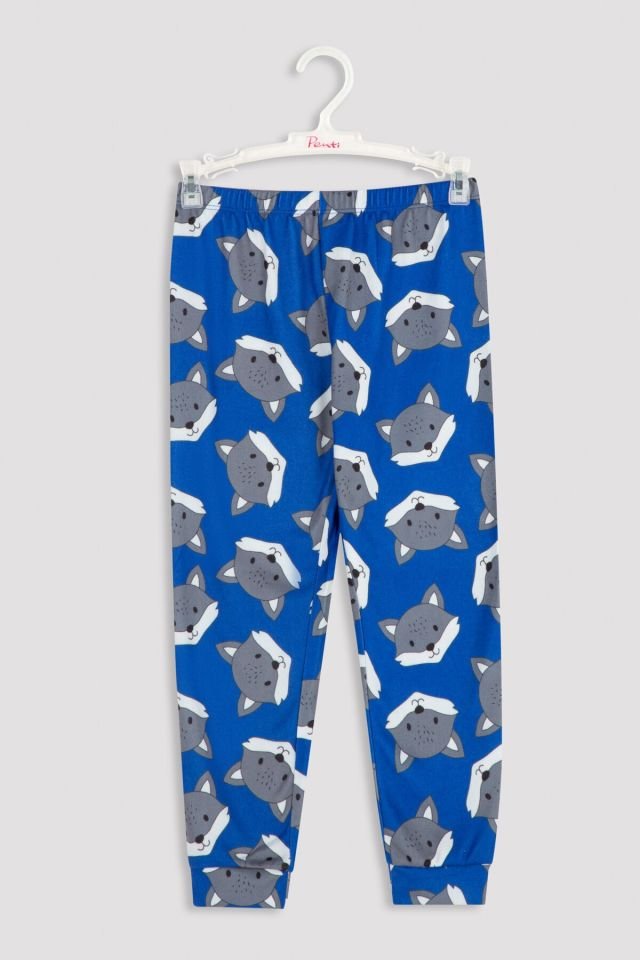 Saks Wolf Thermal Pajamas Set