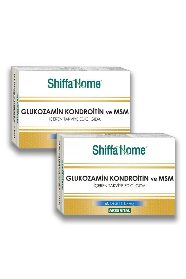 Aksuvital Shıffa Home Glucosamine Chondroitine Msm 60 Tablet X 2 Adet