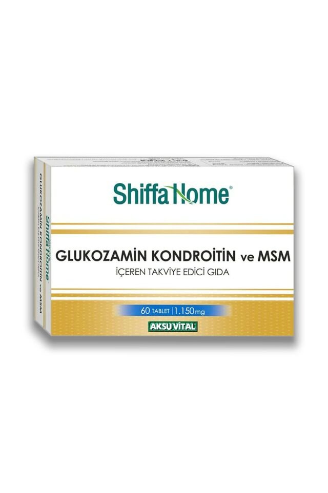 Aksuvital Shıffa Home Glucosamine Chondroitine Msm 60 Tablet X 2 Adet