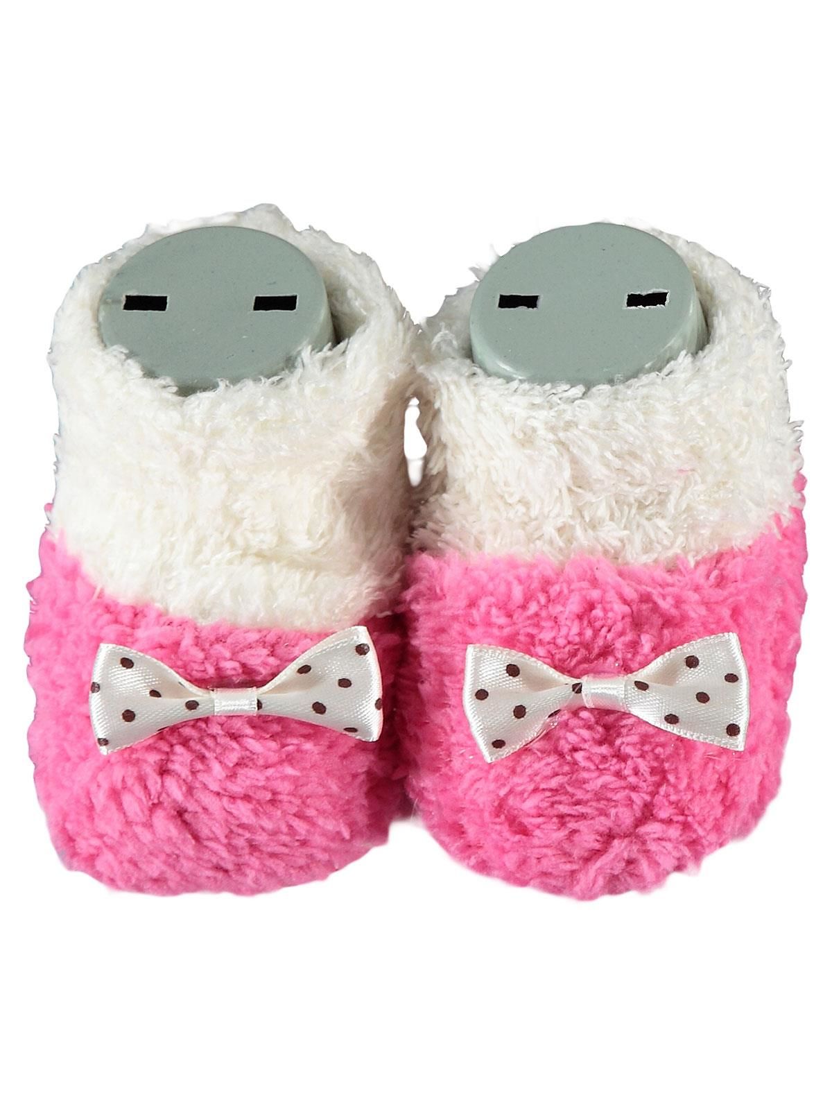 Bella Calze Civil Kız Bebek Peluş Patik 0-6 Ay