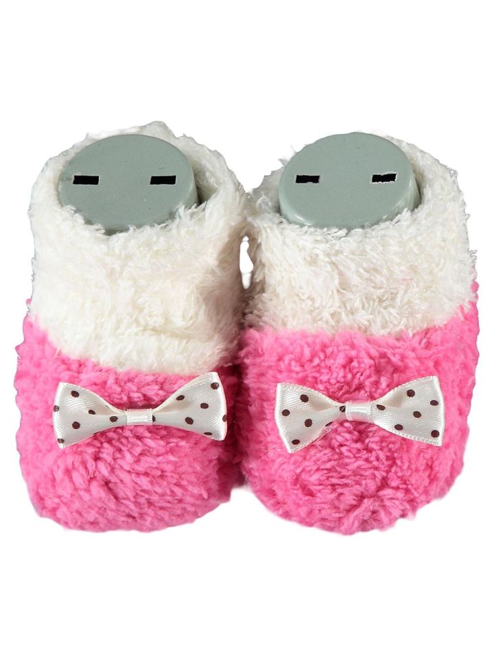Bella Calze Civil Kız Bebek Peluş Patik 0-6 Ay