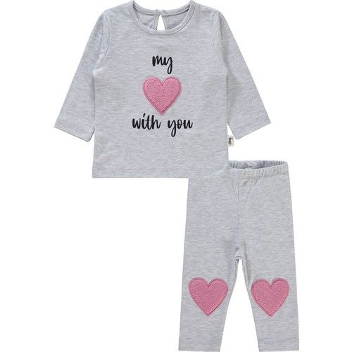 Civil Baby Kız Bebek Takım 6-18 Ay Karmelanj