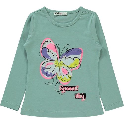 Girls Girls' Sweatshirt 2-5 Years Green