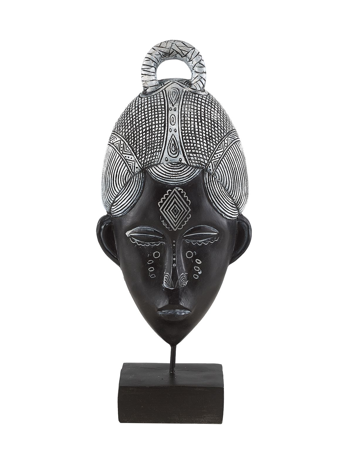 African Face Dekoratif Obje