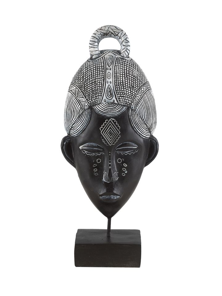 African Face Dekoratif Obje