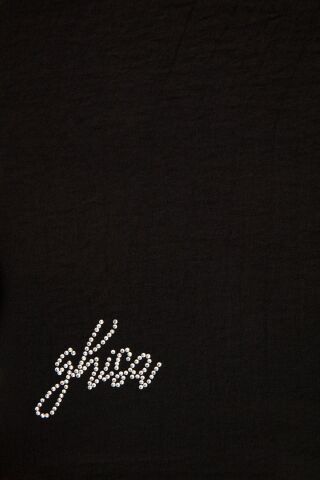 GHISA LOTUS SHAWL BLACK