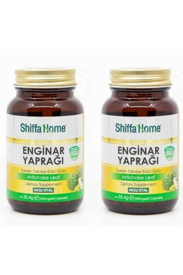 2 Kutu Aksu Vital Enginar Yaprağı Kapsül Articchoke Leaf 590 mg X 60 Kapsül X 2