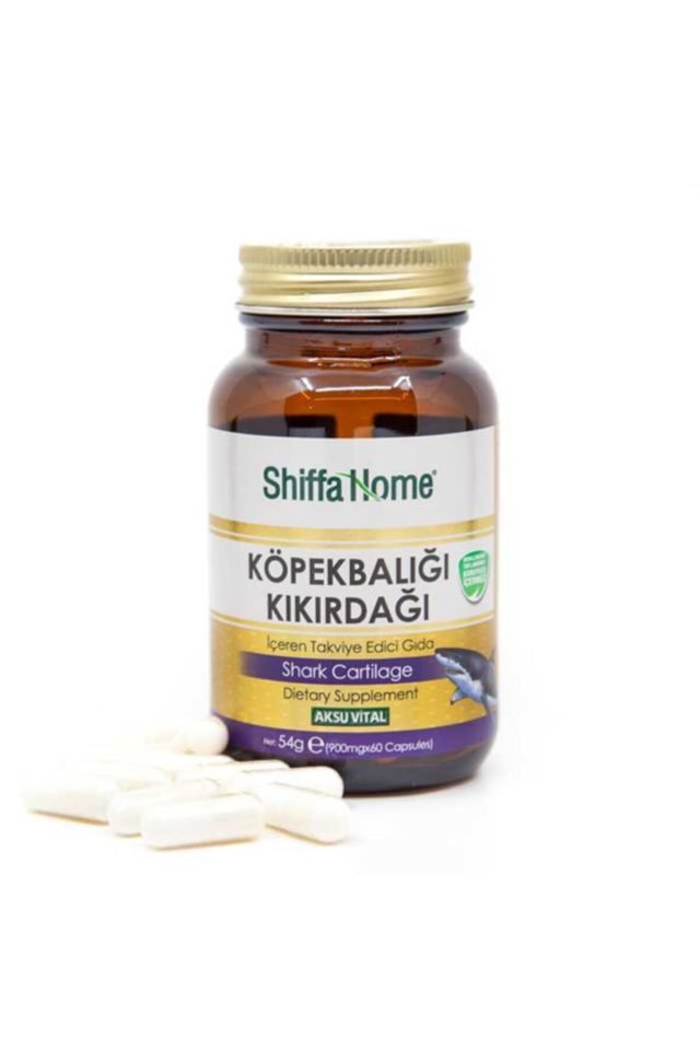Aksu Vital Köpek Balığı Kıkırdağı Shark Cartilage Köpekbalığı Kıkırdağı 60 Kapsül
