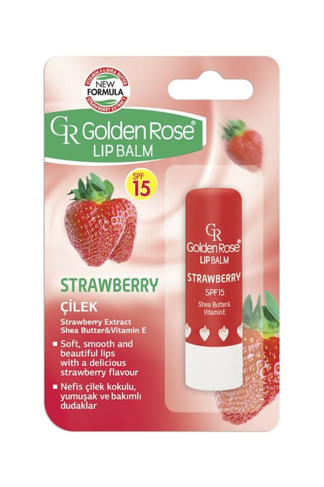 Çilekli Dudak Balsamı Spf 15 No: 04