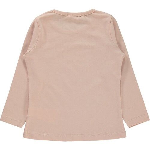 Girls Kız Çocuk Sweatshirt 2-5 Yaş Pudra