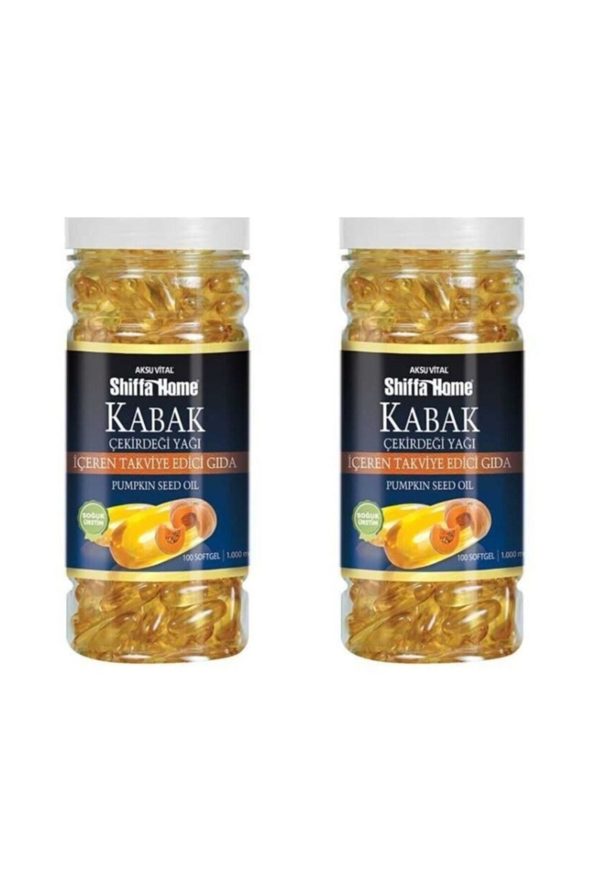 Kabak Çekirdeği Yağı Softjel 100 Kapsül X 2 Adet