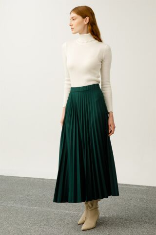 Ghisa Pleated Skirt PETROL
