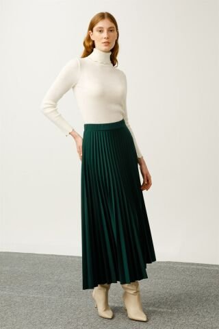 Ghisa Pleated Skirt PETROL