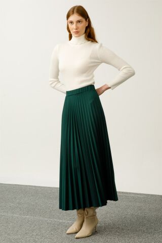 Ghisa Pleated Skirt PETROL