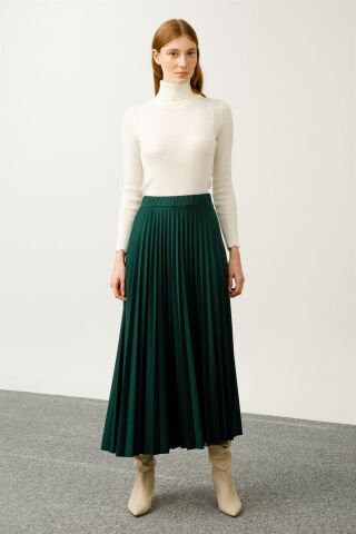 Ghisa Pleated Skirt PETROL