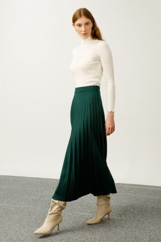 Ghisa Pleated Skirt PETROL