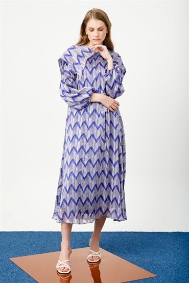 Wide Collar Dress SAKS