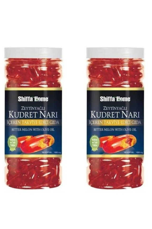 Zeytin yağlı kudret narı SOFTJEL 100 kapsül x 2 ADET