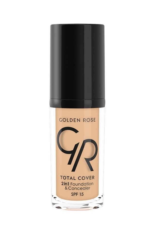 2'si 1 Arada Fondöten & Kapatıcı - Total 2 İn 1 Foundation & Concealer No:3