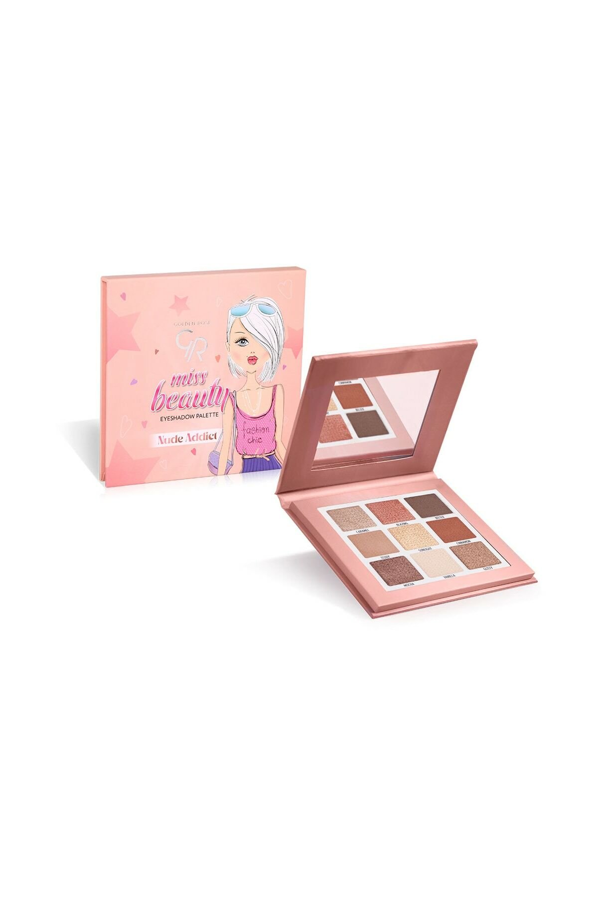 9 Eyeshadow Palette - Gr Miss Beauty Eyeshadow Palette - Nude Addict