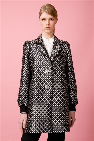 Sleeve Detailed Jacket BLACK