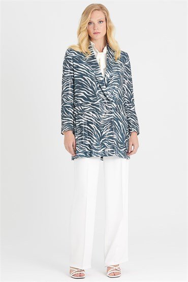 Sequin Jacket BLACK-WHITE