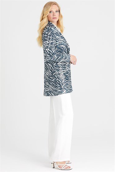 Sequin Jacket BLACK-WHITE