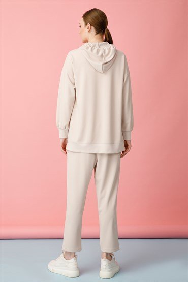 Hooded Tunic Pants Set TAŞ