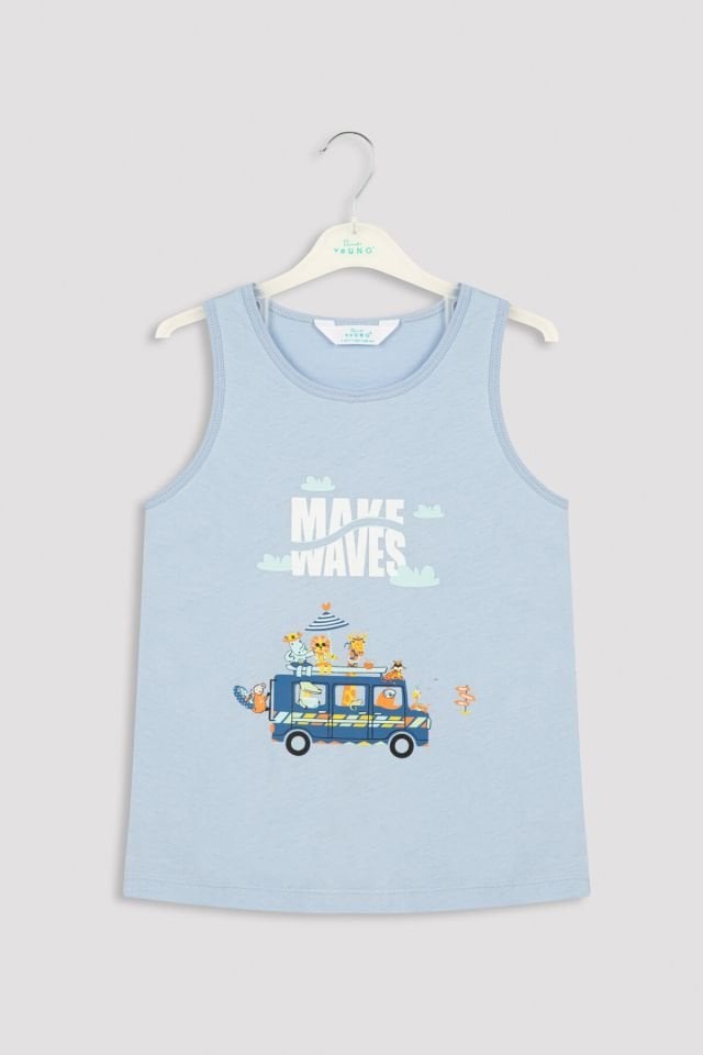 Çok Renkli Erkek Çocuk Make Waves 4lü Pijama Takımı