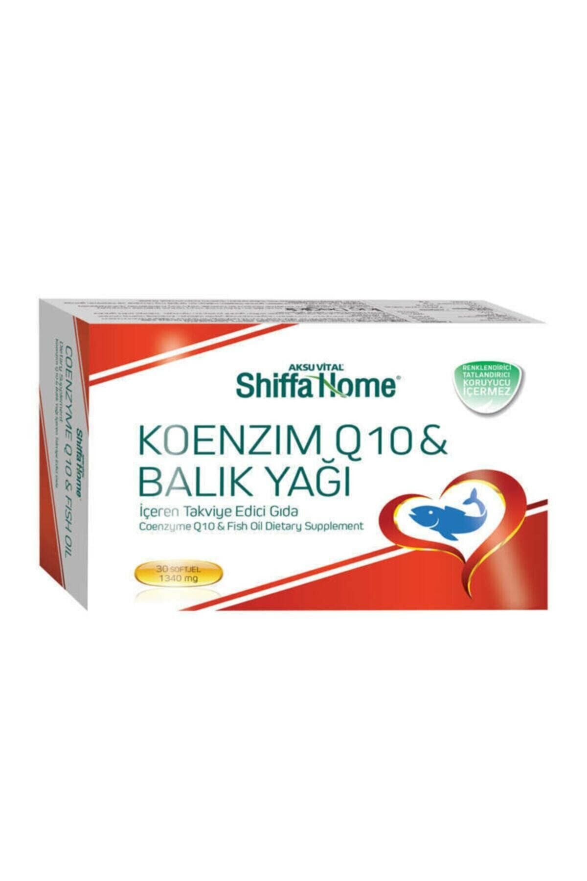 Koenzim Q10 ve  Balık Yağı 30 Kapsül