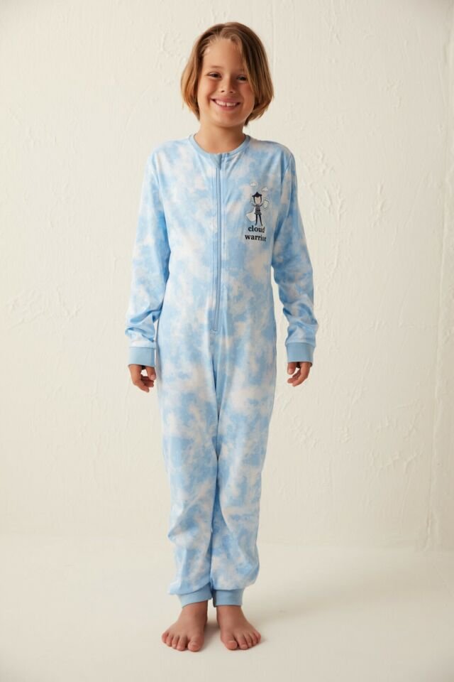 Mix Cloudy Onesie Pijama Üstü