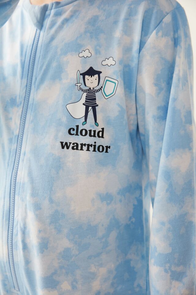 Mix Cloudy Onesie Pijama Üstü
