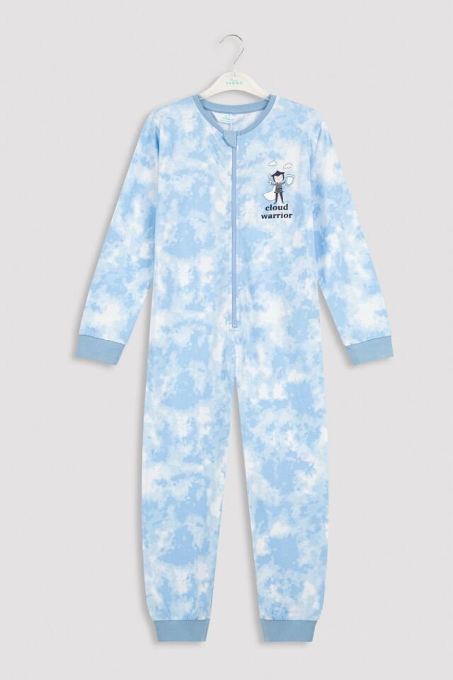 Mix Cloudy Onesie Pijama Üstü