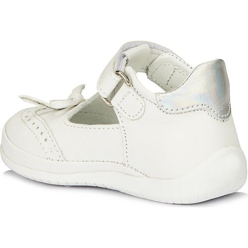 Bowknot First Step Casual Girls Shoes White