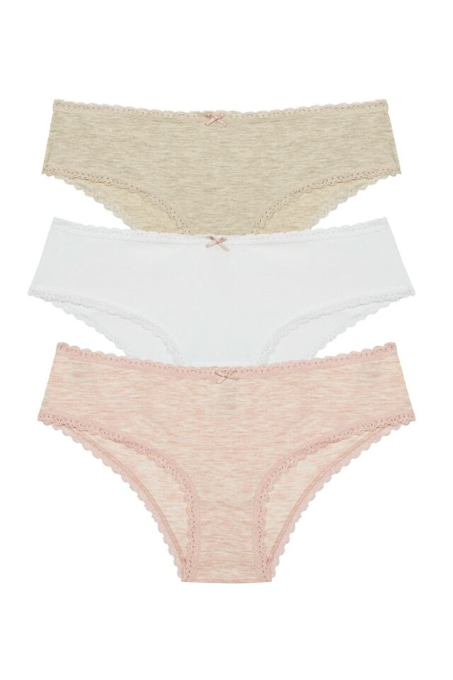Daily Lace 3 Pcs Slip Panties
