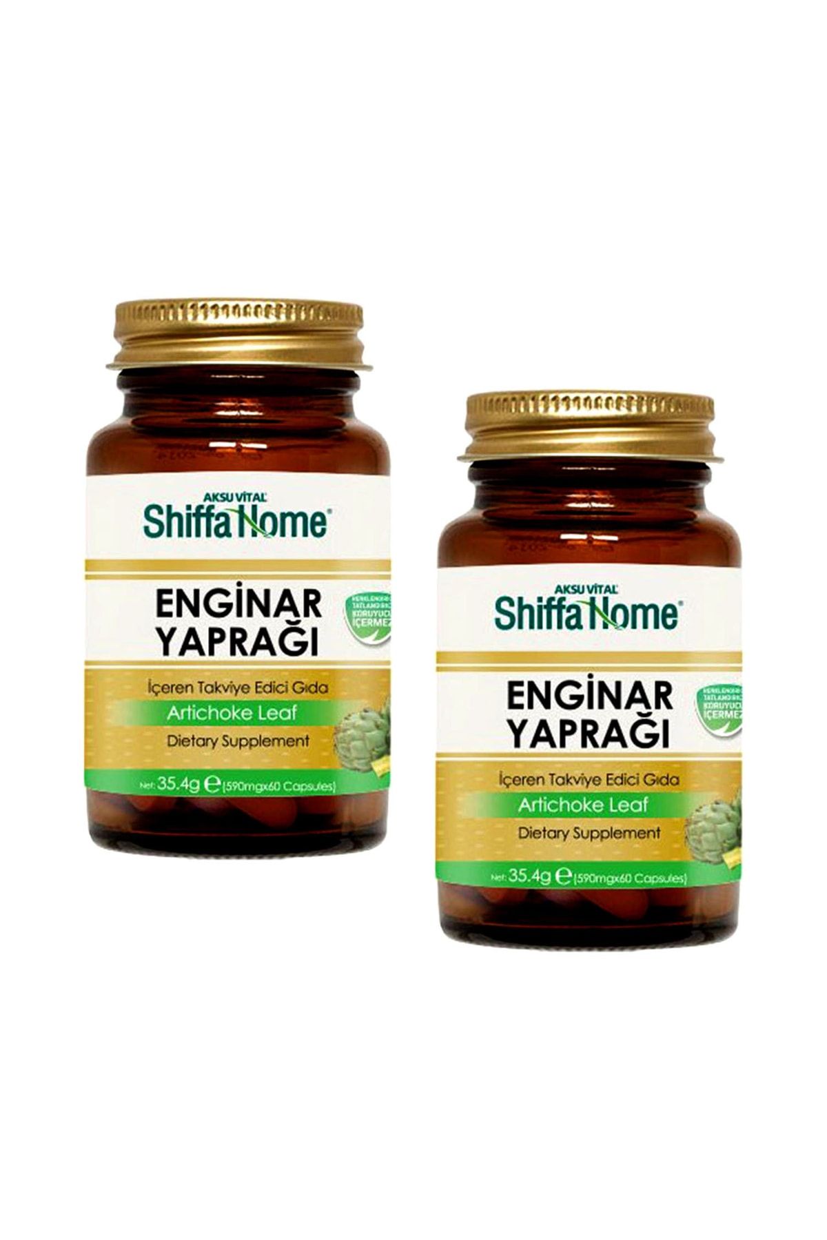 Enginar Yaprağı 590 Mg 60 Kapsül X 2 Adet