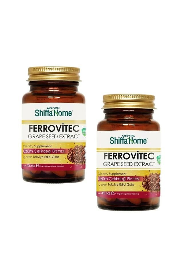 2 Pieces (acuvital) Ferrovitec 710 Mg 60 Capsules