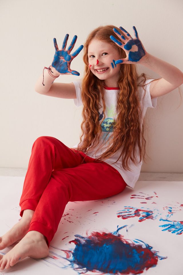 Çok Renkli Unisex World 2li Pijama Takımı