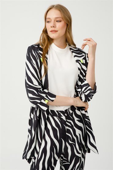 Takım SİYAH BEJ ZEBRA