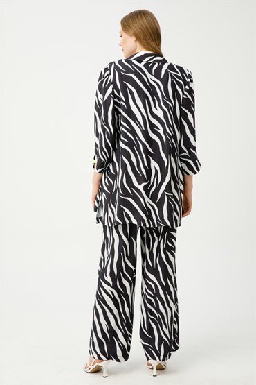 Takım SİYAH BEJ ZEBRA