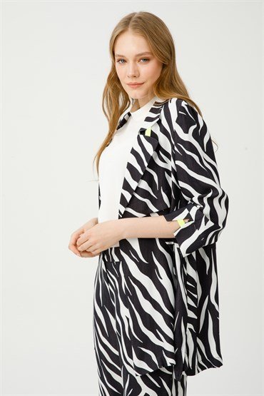 Takım SİYAH BEJ ZEBRA