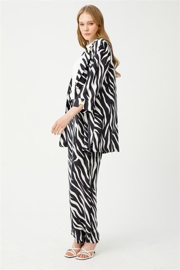 Takım SİYAH BEJ ZEBRA
