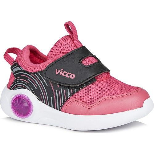 Lighted Baby Girl Sneakers Fuchsia