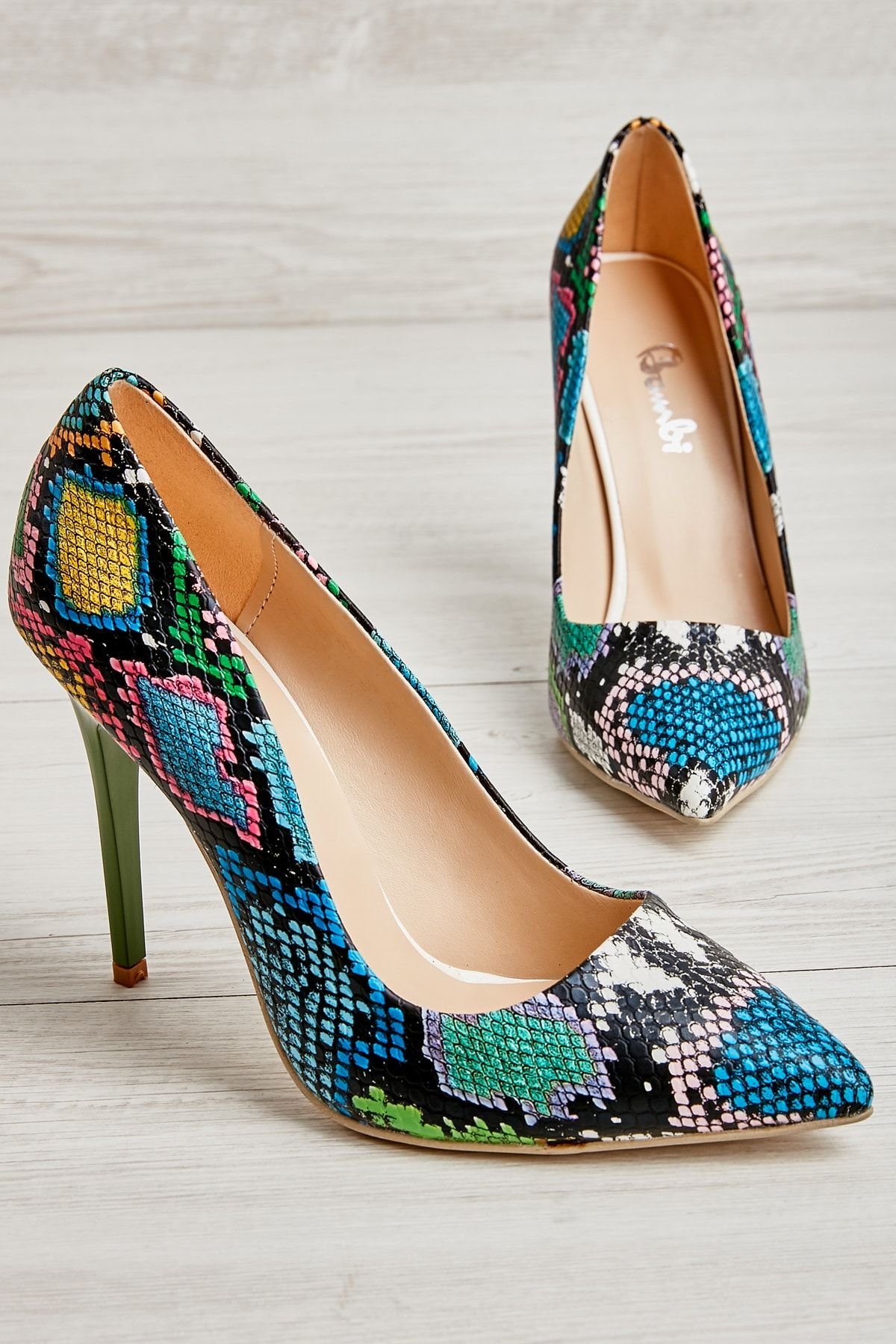 Multicolor Women's Classic Heeled Shoes