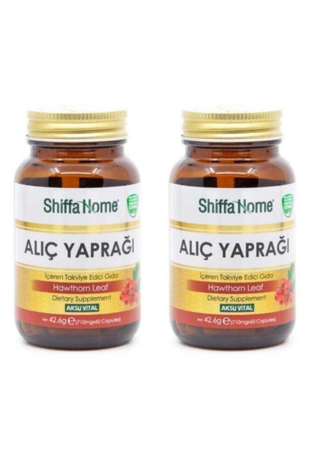 Alıç Yaprağı 710 mg 60 Kapsül X 2 Adet