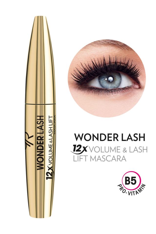 12 Kat Hacim Sağlayan Siyah Maskara - Wonder Lash Mascara Black