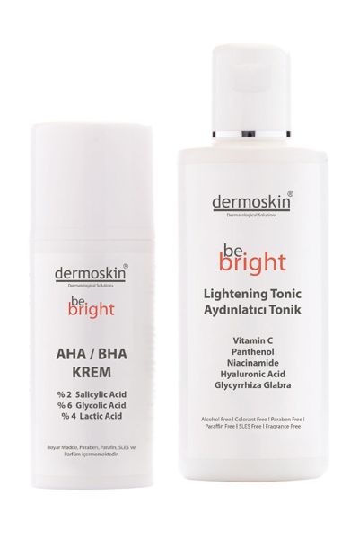 Be Bright AHA BHA 33 ml + Be Bright Aydınlatıcı Tonik  200 ml -2'li Avantaj Paket